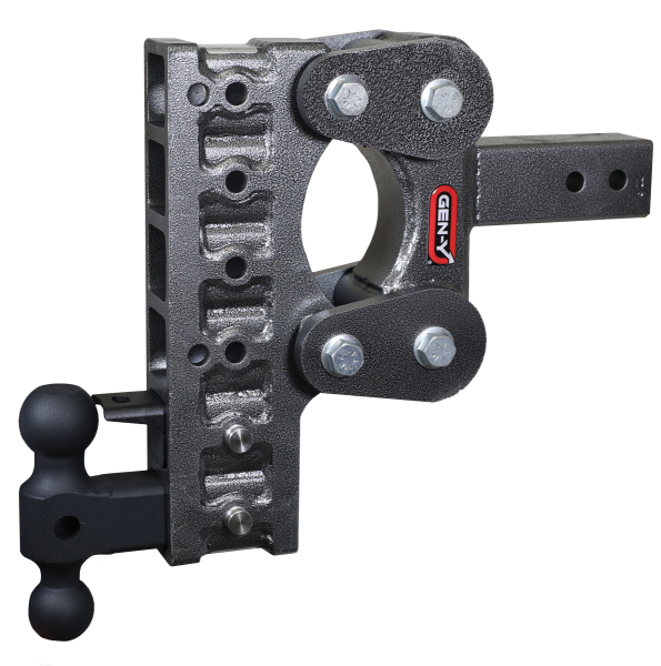 GEN-Y Hitch - GEN-Y Hitch The BOSS TORSION-FLEX 2.5" Shank 10" Drop 1.1K TW 10K Hitch Dual-Ball PintleLock - GH-2326
