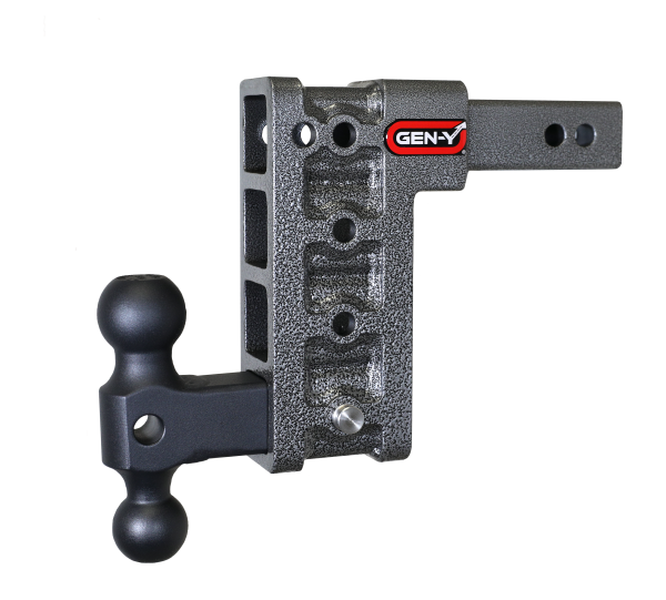 GEN-Y Hitch - GEN-Y Hitch MEGA-DUTY 2" Shank 7.5" Drop 1.5K TW 10K Hitch & GH-031 Dual-Ball - GH-314