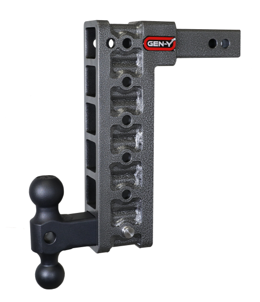 GEN-Y Hitch - GEN-Y Hitch MEGA-DUTY 2" Shank 12.5" Drop 1.5K TW 10K Hitch Dual-Ball Stabilizer Recommend - GH-316