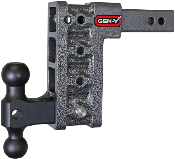 GEN-Y Hitch - GEN-Y Hitch MEGA-DUTY 2" Shank 7.5" Drop 2K TW 16K Hitch & GH-051 Dual-Ball - GH-514