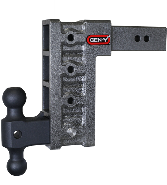 GEN-Y Hitch - GEN-Y Hitch MEGA-DUTY 2.5" Shank 9" Drop 3K TW 21K Hitch & GH-061 Dual-Ball - GH-614