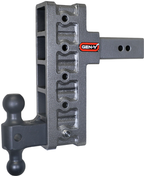 GEN-Y Hitch - GEN-Y Hitch MEGA-DUTY 2.5" Shank 9" Offset Drop 3K TW 21K Hitch & GH-061 Dual-Ball - GH-915