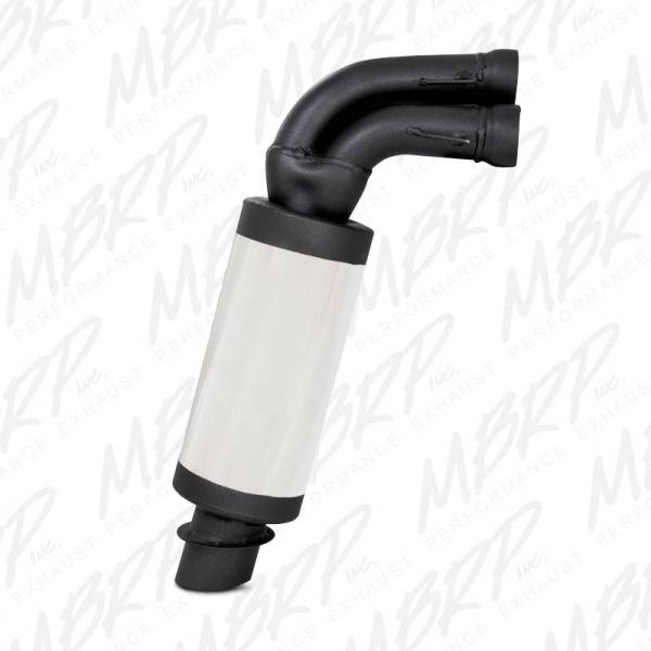 MBRP Exhaust - MBRP Exhaust Race MufflerBolt-on DesignPacked Muffler. - 1050515