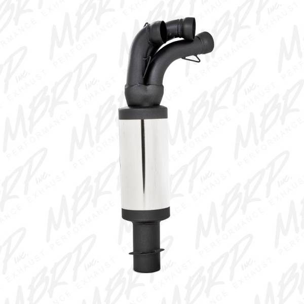 MBRP Exhaust - MBRP Exhaust Race MufflerBolt-on DesignPacked Muffler. - 1110415