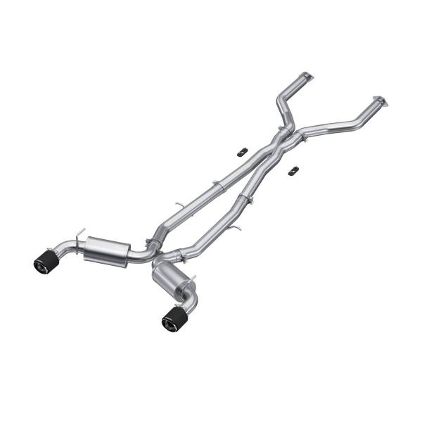 MBRP Exhaust - MBRP Exhaust 3in. Cat-BackDual Rear ExitT304CF Tips - S44043CF