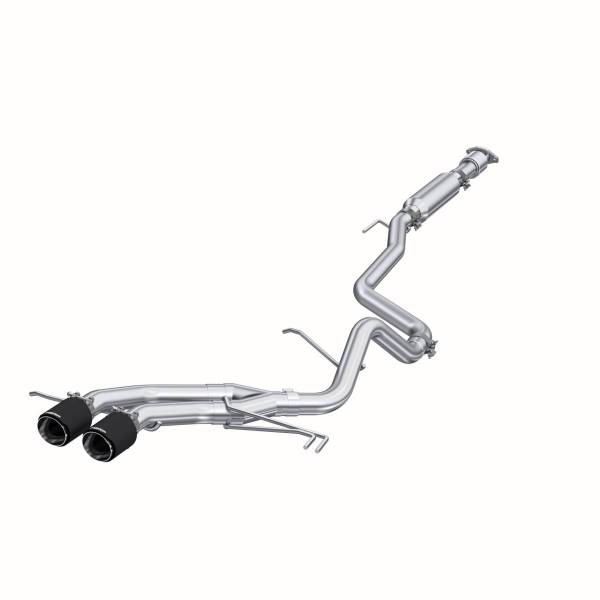 MBRP Exhaust - MBRP Exhaust 2.5in. Cat-BackDual Rear ExitT409CF Tips - S47034CF