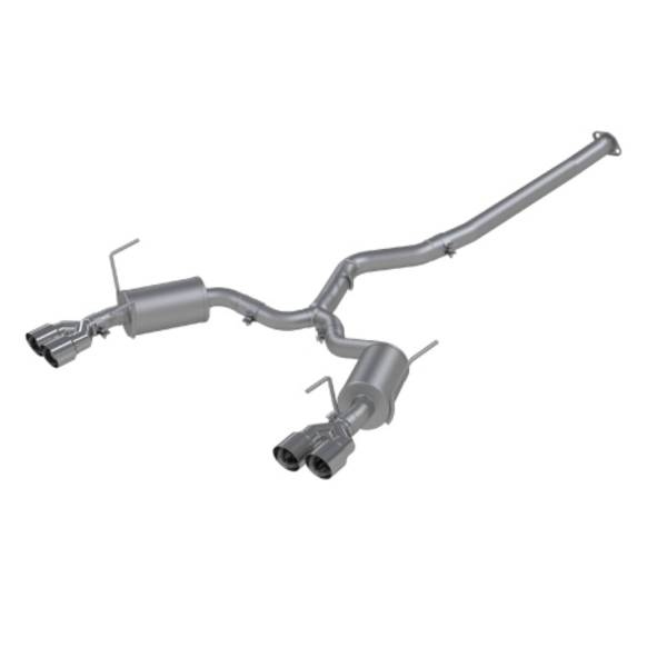 MBRP Exhaust - MBRP Exhaust 3in. Cat-BackDual Split Rear ExitStreet VersionT304 - S4800304