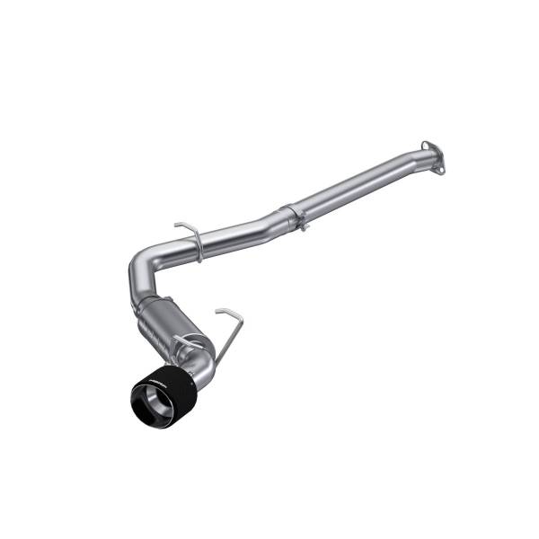 MBRP Exhaust - MBRP Exhaust 3in. Cat-BackSingle Rear ExitT304 with CF Tip - S48063CF