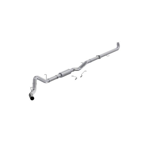 MBRP Exhaust - MBRP Exhaust 4in. Downpipe-Back w/ muffler - 2001-2004 GM 6.6L Duramax - S6005P