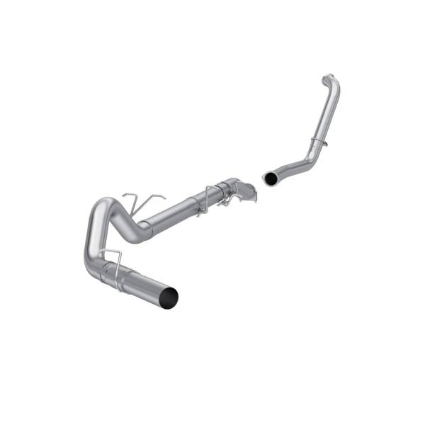 MBRP Exhaust - MBRP Exhaust 4in. Turbo BackSingle SideRetains Stock CatALNo Muffler - S6206PLM