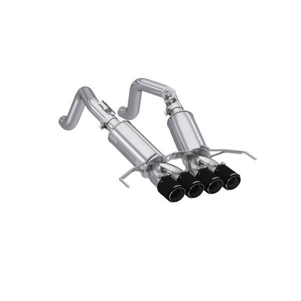 MBRP Exhaust - MBRP Exhaust 3in. Axle-BackDual MufflerDual Rear ExitQuad CF TipT304 - S70303CF