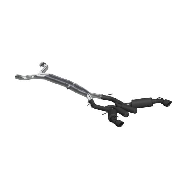 MBRP Exhaust - MBRP Exhaust 3in. Cat-BackDual MufflerDual Split Rear ExitBLK - S7035BLK