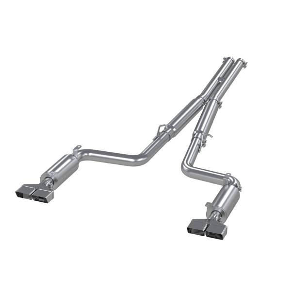 MBRP Exhaust - MBRP Exhaust 3in. Cat-BackDual Split Rear ExitT409 - S7104409