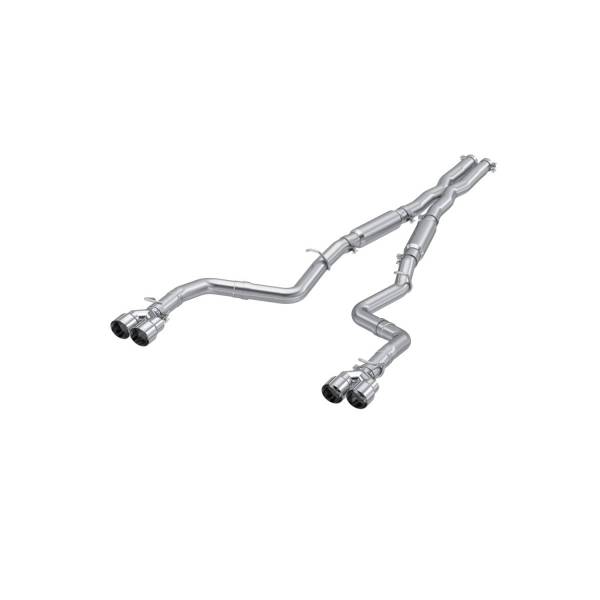 MBRP Exhaust - MBRP Exhaust 3in. Cat-BackDual Rear ExitStreet VersionALQuad Tips - S7115AL