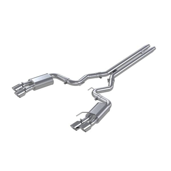 MBRP Exhaust - MBRP Exhaust 3in. Cat-BackDual Rear ExitQuad TipsStreet VersionAL - S7205AL