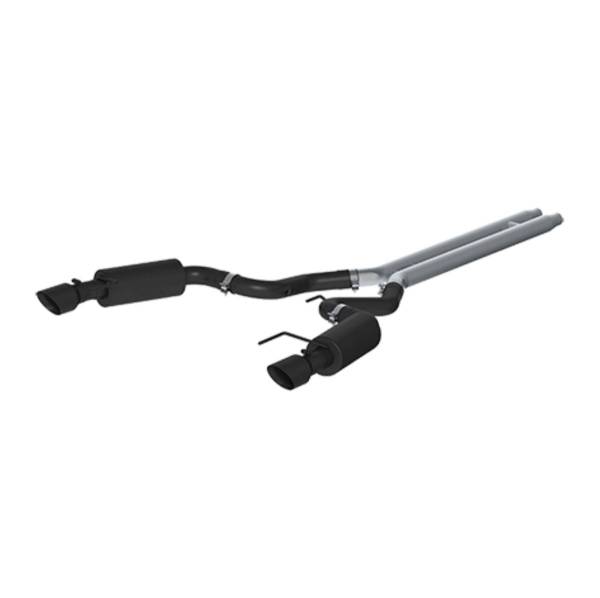 MBRP Exhaust - MBRP Exhaust 3in. Cat-BackDual Split Rear ExitStreet VersionBLK - S7239BLK