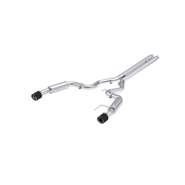 MBRP Exhaust - MBRP Exhaust 3in. Cat-BackDual Split Rear ExitRace VersionCF - S72533CF