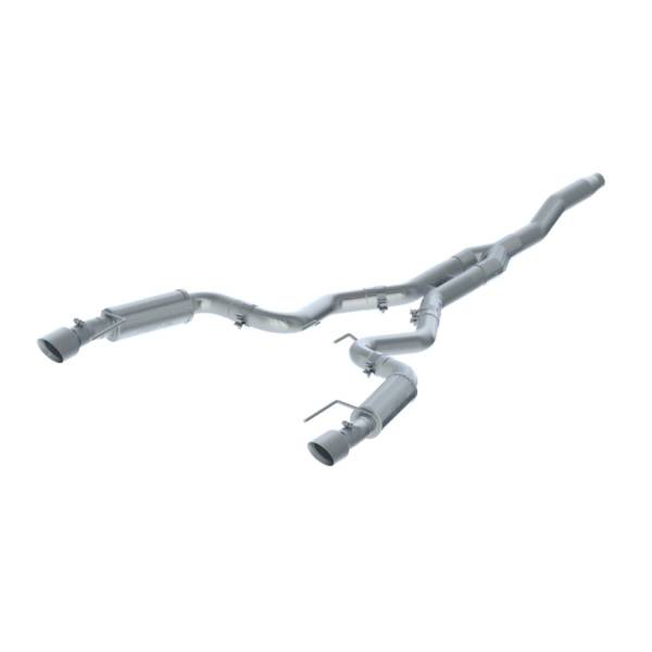 MBRP Exhaust - MBRP Exhaust 3in. Cat-BackDual Split Rear ExitStreet VersionT409 - S7274409