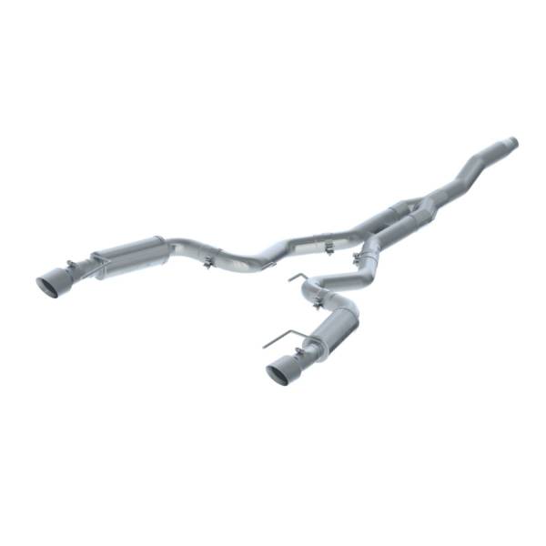 MBRP Exhaust - MBRP Exhaust 3in. Cat-BackDual Split Rear ExitRace VersionT409 - S7275409