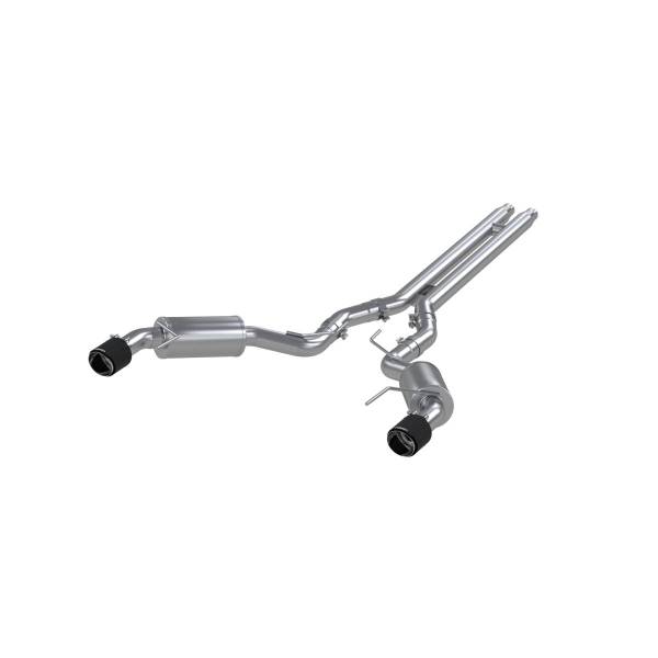 MBRP Exhaust - MBRP Exhaust 3in. Cat-BackDual Split Rear ExitStreet VersionT304 - S72773CF