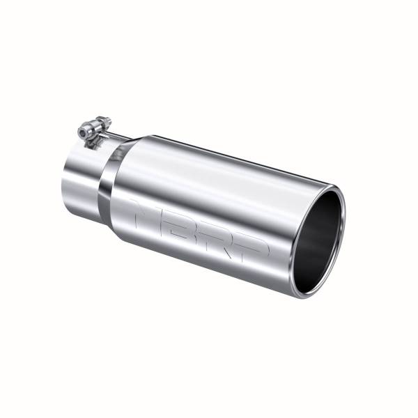 MBRP Exhaust - MBRP Exhaust Tip5in. O.D. Rolled Straight 4in. inlet 12in. lengthT304. - T5050