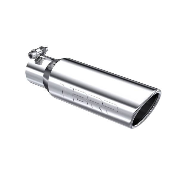 MBRP Exhaust - MBRP Exhaust Tip3in. O.D. Angled Rolled End 2in. inlet 10in. lengthT304. - T5113