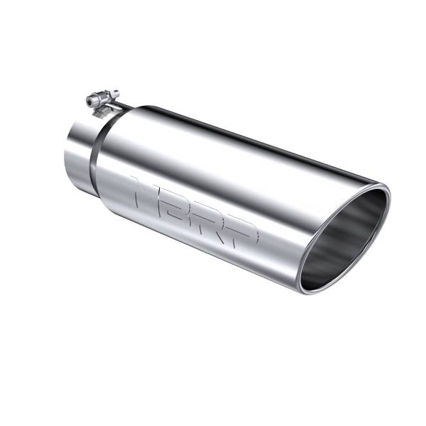 MBRP Exhaust - MBRP Exhaust Tip6in. O.D.Angled Rolled End5in. inlet 18in. in length. - T5125
