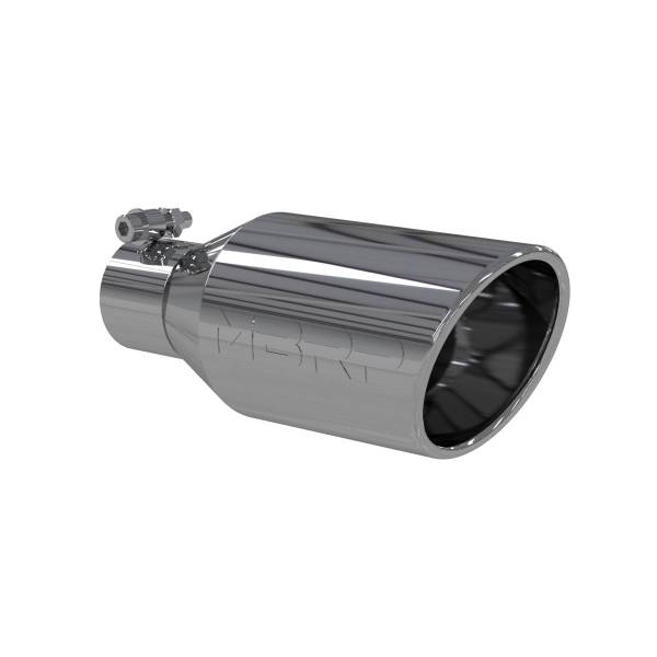 MBRP Exhaust - MBRP Exhaust Tip4 1/2in. O.D.SW Angle Rolled End2 1/2in. inlet 11in. in lengthT304. - T5160