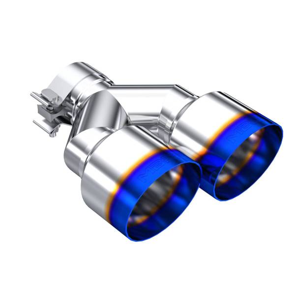 MBRP Exhaust - MBRP Exhaust 2.5" Inlet Exhaust Tip. T304 Stainless Steel, Burnt End. - T5178BE