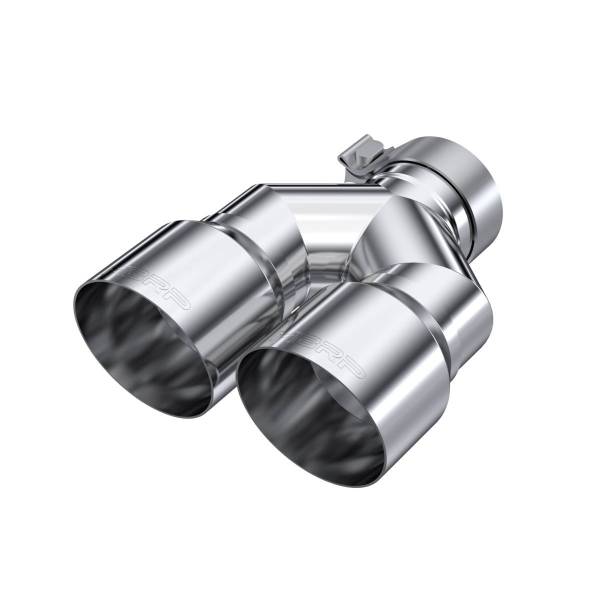 MBRP Exhaust - MBRP Exhaust Tip4in. OD Dual Out3in. IDSingle WallT304 - T5182