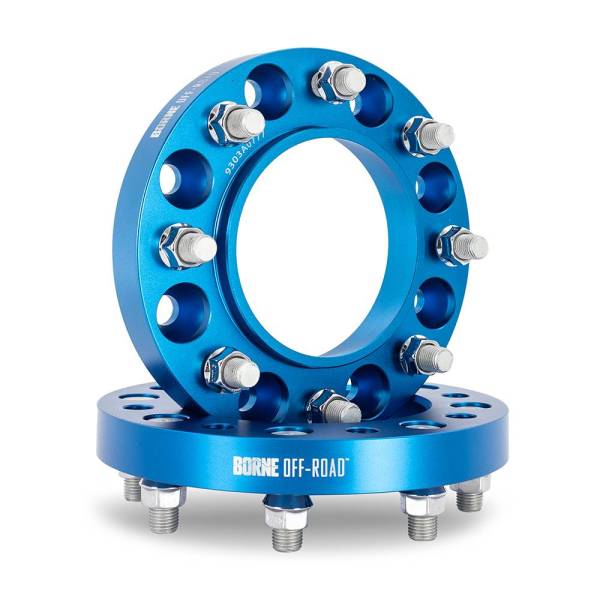 Mishimoto - Mishimoto Wheel Spacers, 8X170, 125mm Center Bore, M14 X 1.5, 1.25-in Thick, Blue - BNWS-002-320BL