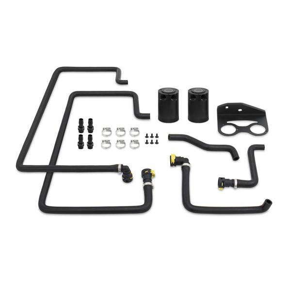 Mishimoto - Mishimoto Baffled Oil Catch Can Kit, Fits Ford F-150 2.7L EcoBoost 2018-2020 - MMBCC-F27T-18SBE