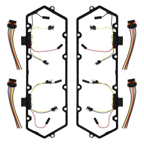 Mishimoto - Mishimoto Glow Plug Harness - Valve Cover Gasket Set, fits Ford Powerstroke 7.3L 1994-1997 - MMGH-F2D-94