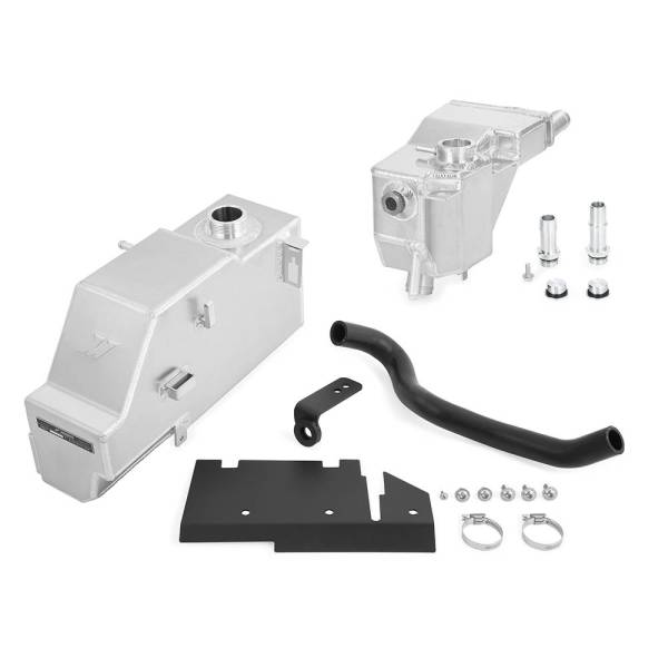 Mishimoto - Mishimoto Aluminum Degas Tank Kit, Fits 2011-2019 Ford 6.7L Powerstroke, Natural - MMRT-F2D-11KN