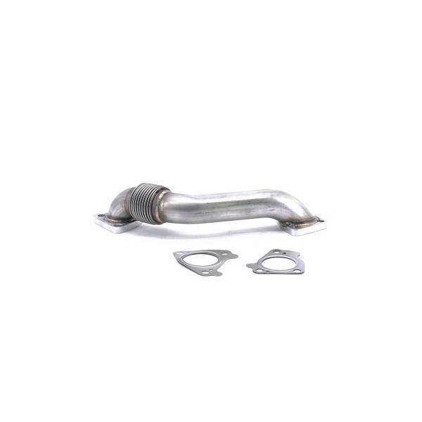 HSP Diesel - HSP Diesel 2001-2004 Chevrolet / GMC 2 inch Replacement Passenger Side Up-Pipe Raw - 031-1-HSP-RAW