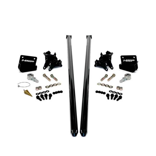 HSP Diesel - HSP Diesel 2011-2019 Chevrolet / GMC 58 inch Bolt On Traction Bars 4 inch Axle Diameter Ink Black - 535-1-HSP-GB