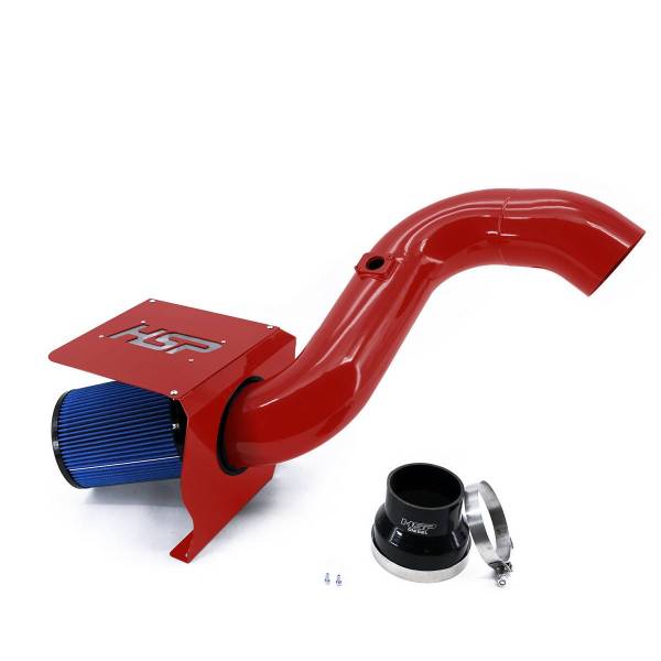 HSP Diesel - HSP Diesel 2004.5-2005 Chevrolet / GMC Cold Air Intake Flag Red - 202-HSP-BR