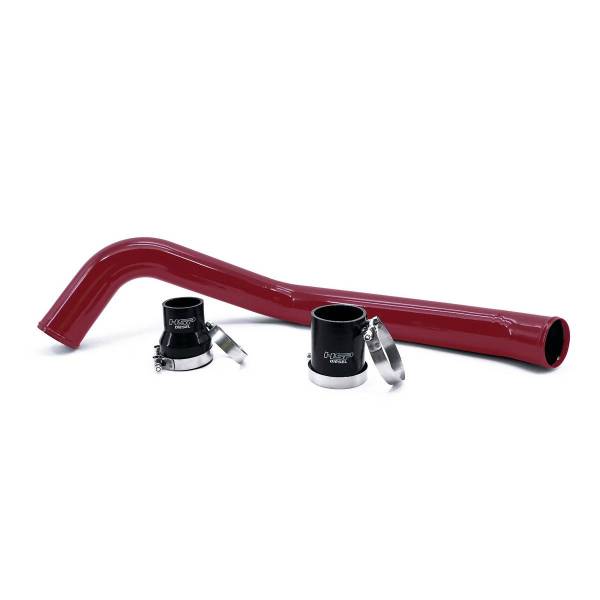 HSP Diesel - HSP Diesel 2001-2010 Chevrolet / GMC Hot Side Intercooler Tube Illusion Cherry - 000-HSP-CR