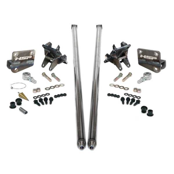 HSP Diesel - HSP Diesel HSP Traction Bars For 2017.5-2022 Ford Powerstroke 6.7 Liter F350 SRW (ECLB,CCSB)-RAW - P-435-4-3-HSP-RAW