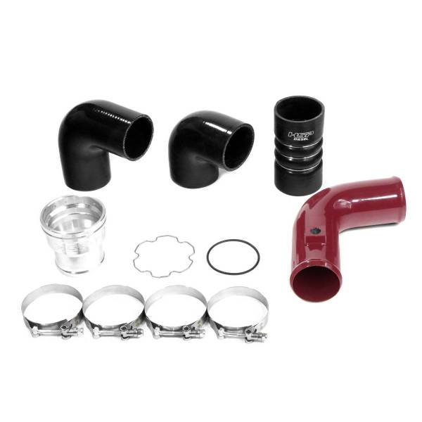 HSP Diesel - HSP Diesel HSP Replacement Cold Side Tube For 2011-2022 Ford Powerstroke F250/350 6.7 Liter-Illusion Cherry - P-405-HSP-CR