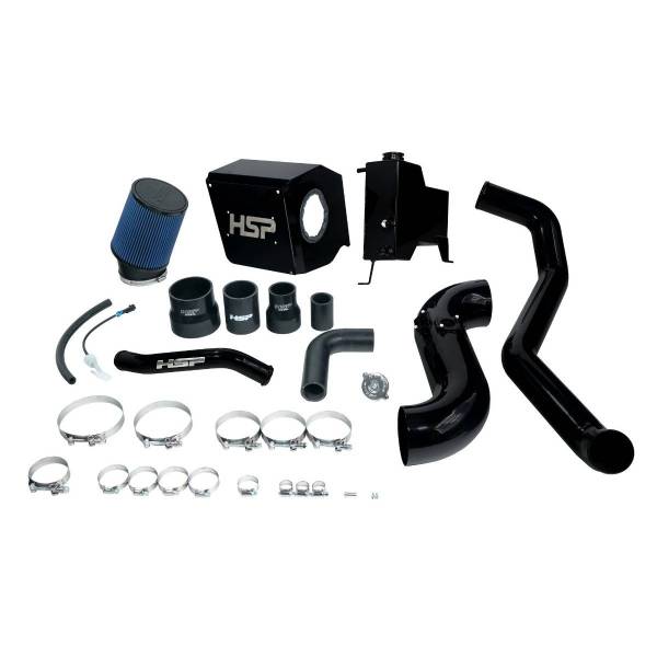 HSP Diesel - HSP Diesel HSP Deluxe No Bridge/Cold Side Bundle Kit For 2015-2016 Silverado/Sierra 2500/3500-Silk Stain Black - D-594-3-HSP-SB