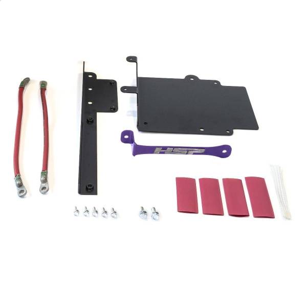 HSP Diesel - HSP Diesel HSP Battery Relocation Kit For 2017-2019 Ford Powerstroke F250/350 6.7L-Cp - HSP-P-425-2-HSP-CP