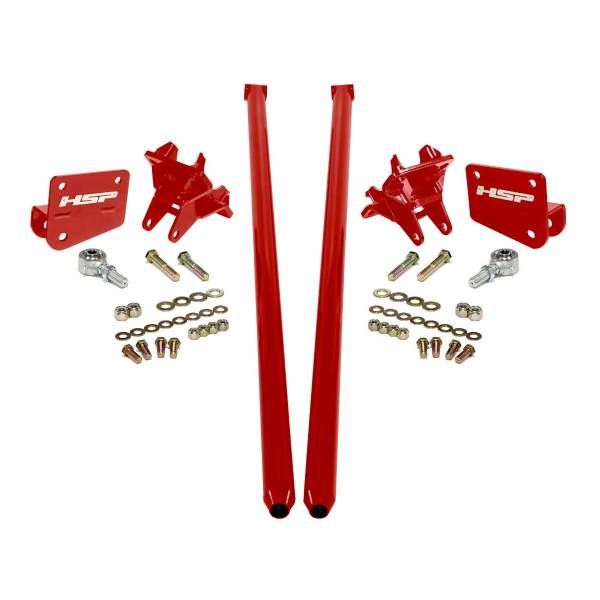 HSP Diesel - HSP Diesel Traction Bars For 2017.5-2022 Ford Powerstroke 6.7L F250 (CCLB)-Flag Red - HSP-P-435-3-4-HSP-BR