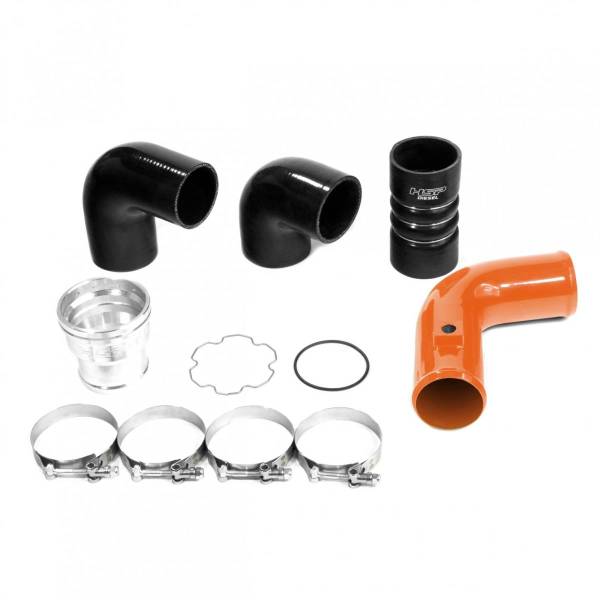 HSP Diesel - HSP Diesel Replacement Cold Side Tube For 2011-2022 Ford Powerstroke F250/350 6.7L-M&M Orange - HSP-P-405-HSP-O