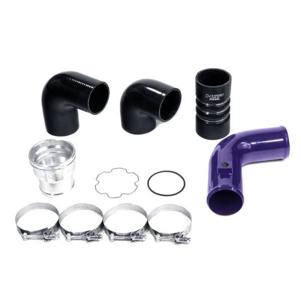 HSP Diesel - HSP Diesel Replacement Cold Side Tube For 2011-2022 Ford Powerstroke F250/350 6.7L-Illusion Purple - HSP-P-405-HSP-CP