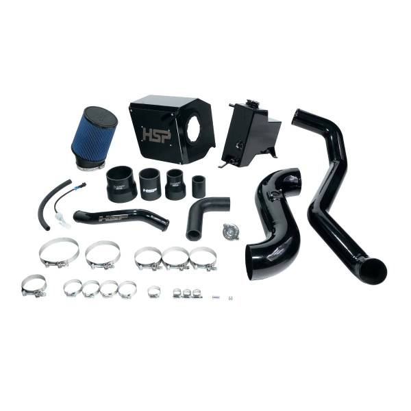 HSP Diesel - HSP Diesel Deluxe No Bridge/Cold Side Bundle Kit For 2011-2012 Chevrolet/GMC-Ink Black - HSP-D-594-1-HSP-GB