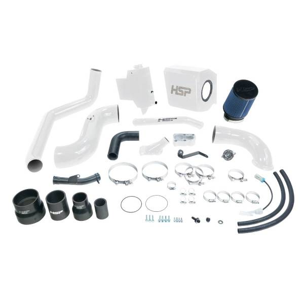 HSP Diesel - HSP Diesel Deluxe No Bridge/Cold Side Bundle Kit For 2007.5-2010 Chevrolet/GMC-Polar White - HSP-D-494-HSP-W