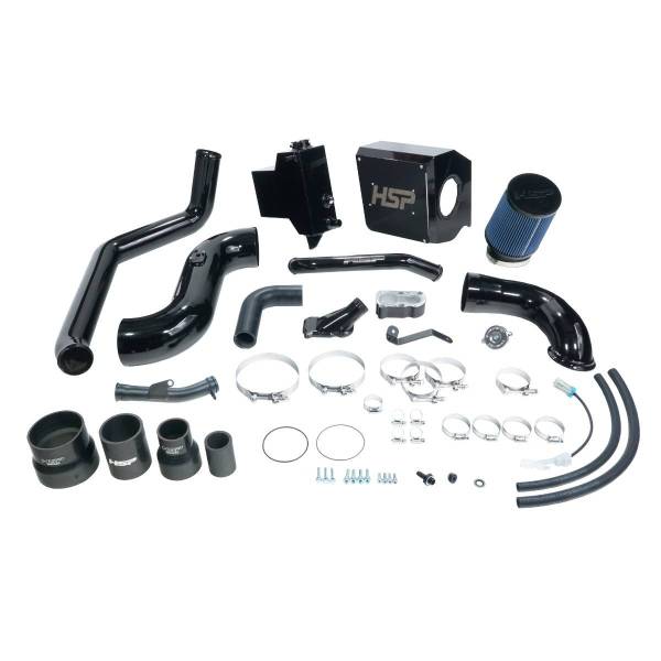 HSP Diesel - HSP Diesel Deluxe No Bridge/Cold Side Bundle Kit For 2007.5-2010 Chevrolet/GMC-Ink Black - HSP-D-494-HSP-GB