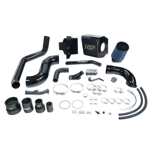 HSP Diesel - HSP Diesel Deluxe No Bridge/Cold Side Bundle Kit For 2006-2007 Chevrolet/GMC-Ink Black - HSP-D-394-HSP-GB