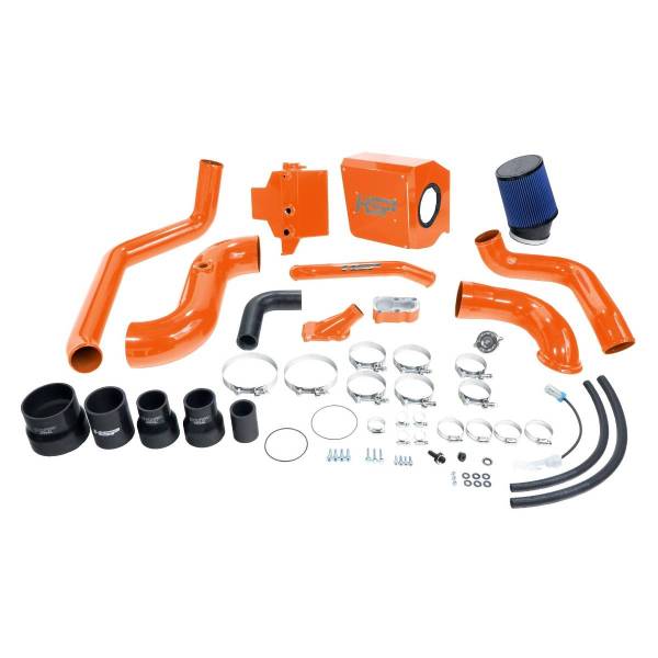 HSP Diesel - HSP Diesel Deluxe No Bridge/Cold Side Bundle Kit For 2004.5-2005 Chevrolet/GMC-M&M Orange - HSP-D-294-HSP-O